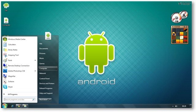Screenshots Of Windows Android Theme