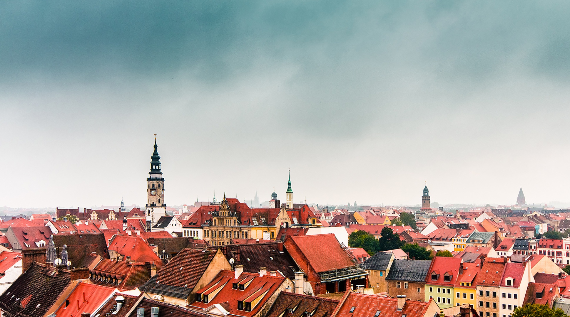 House Fog Germany Cityscape G Rlitz Man Made Town HD Wallpaper