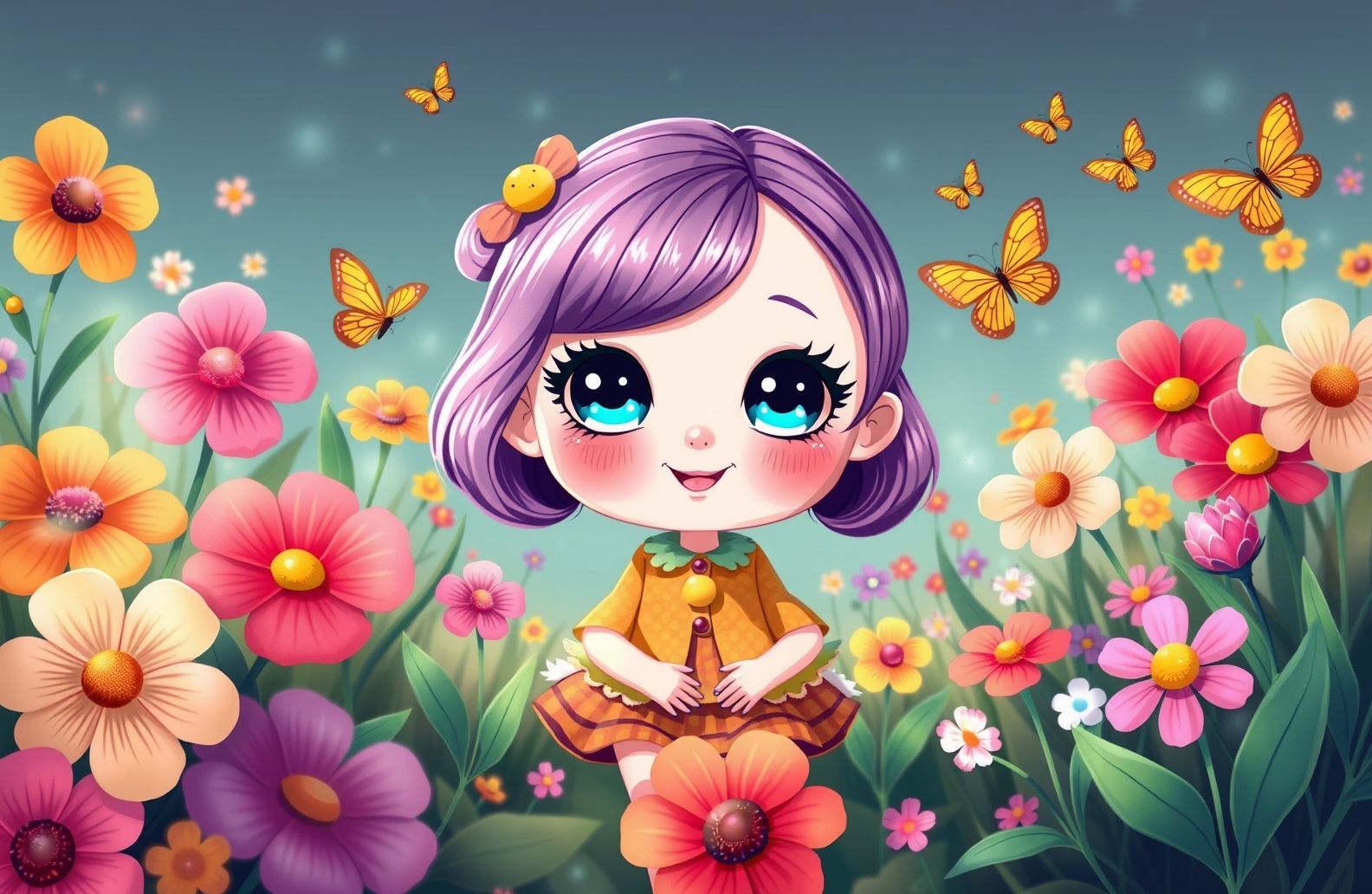 Cute Doll Wallpaper