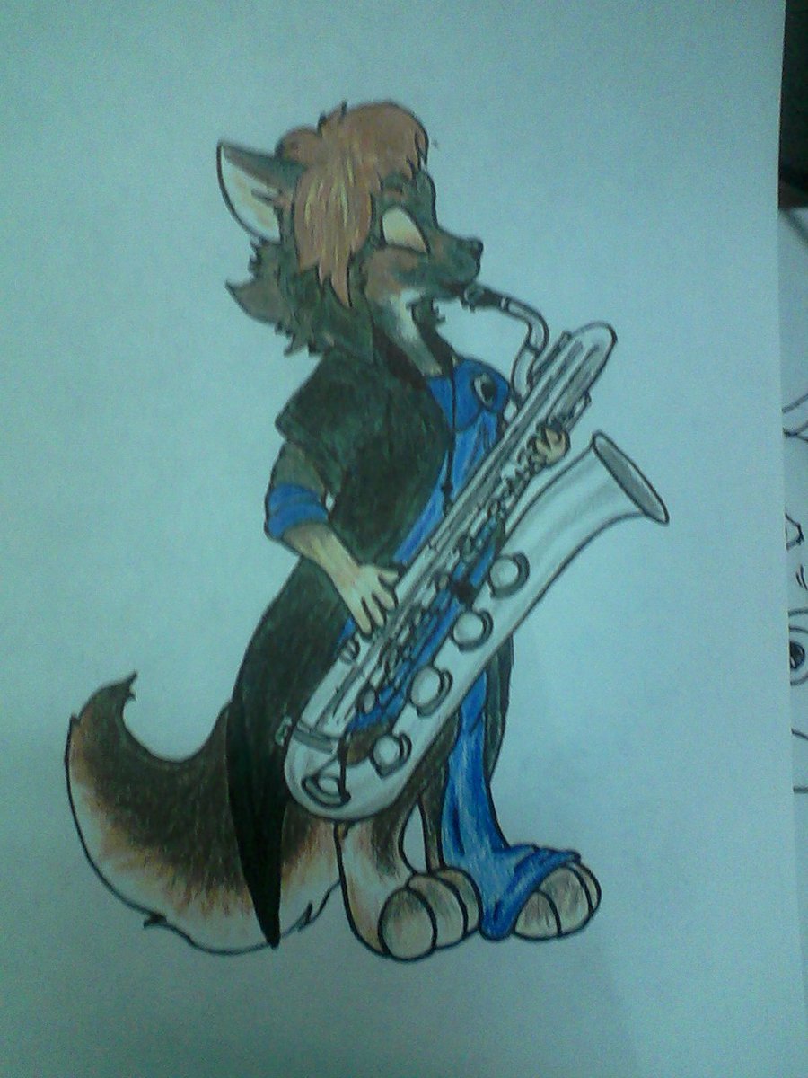 Baritone Saxophone Wallpaper Bari Sax Dog By Temperance729