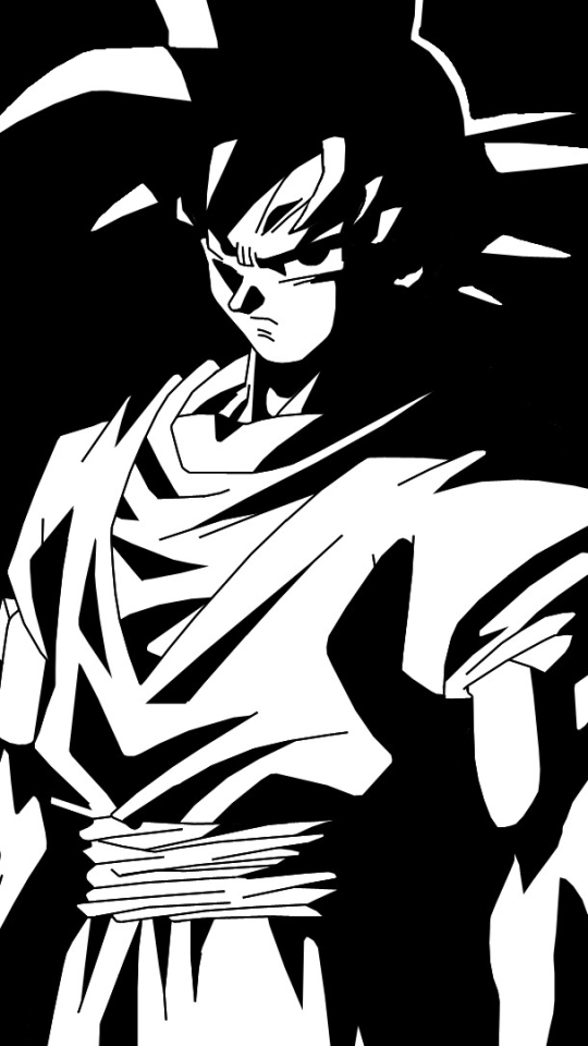 19+] Dragon Ball Z Black And White Wallpapers - WallpaperSafari