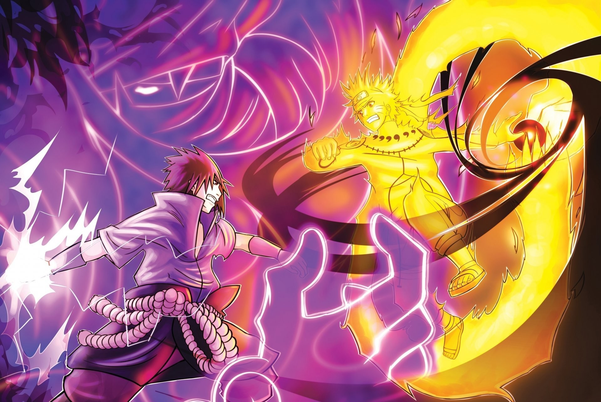 Naruto Vs Sasuke HD Wallpaper