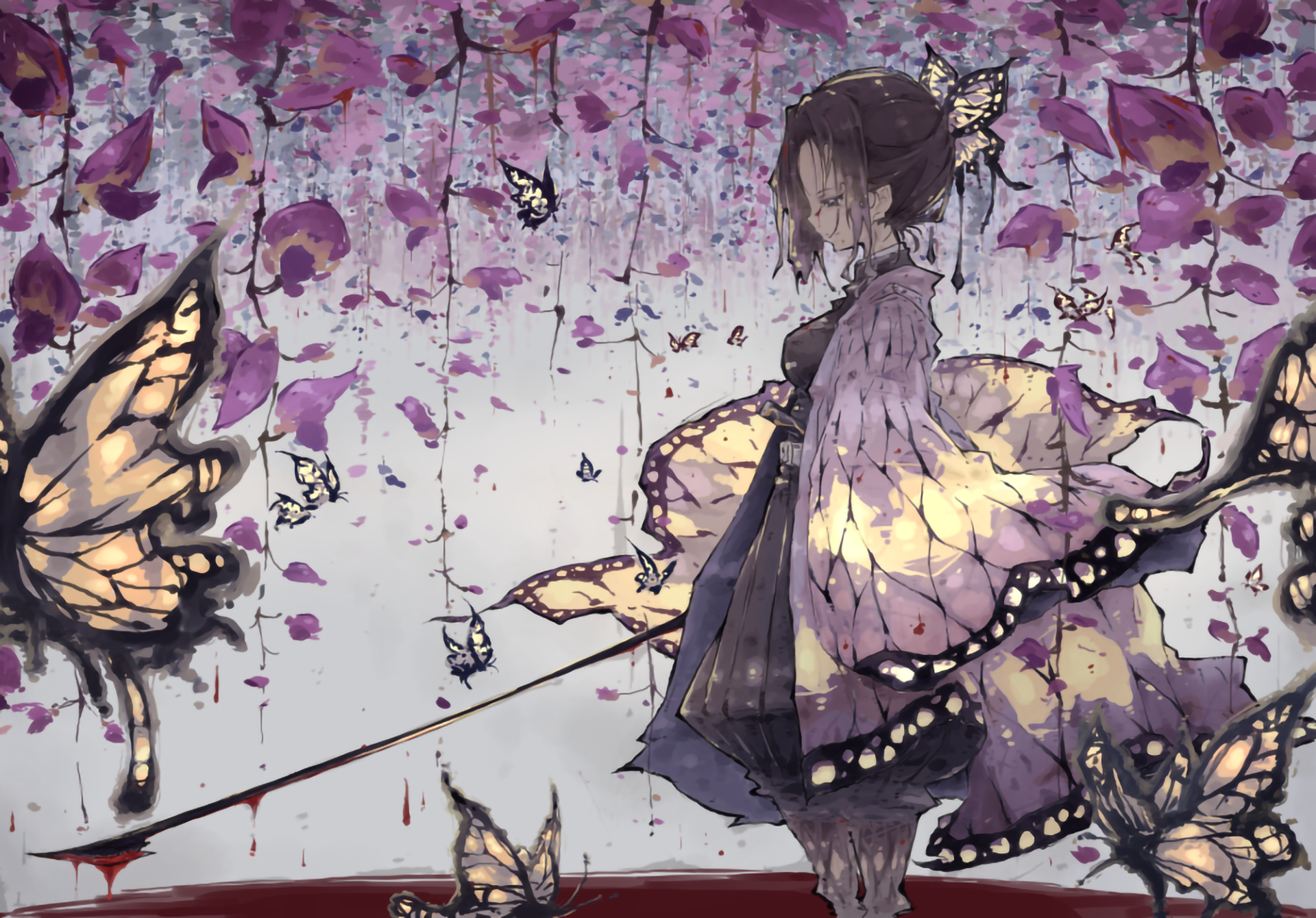 Shinobu Kochou HD Wallpaper By