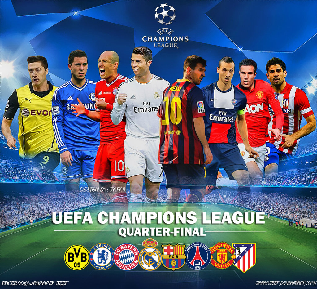 UEFA Champions League Quarter Final 2014 by jafarjeef on