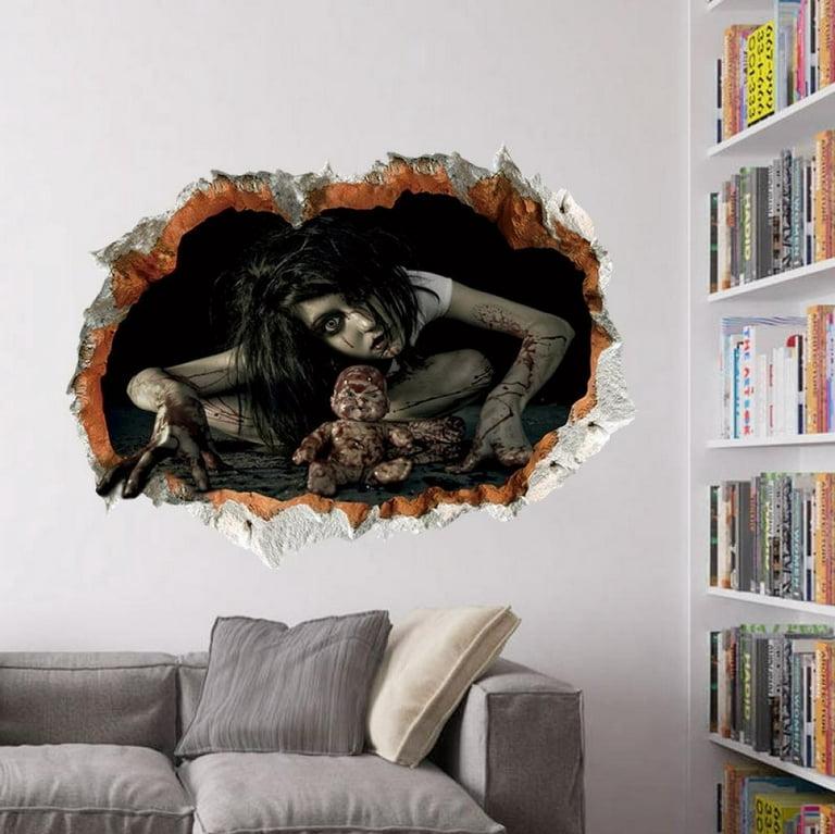 1pc Halloween Horror 3d Stereo Wall Stickers Creative Funny
