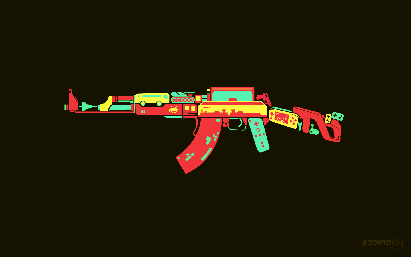 ak47 wallpaper created by NewBie