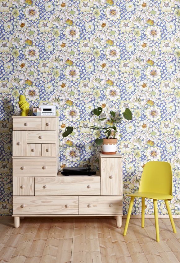 Wallpaper Eldblomma New By Svenskt Tenn Interiors Wonderful World