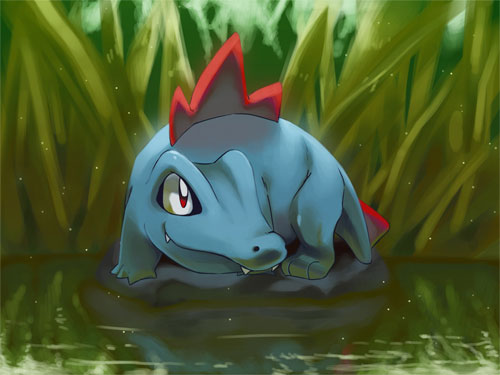 Totodile Wallpaper By Efrondarabbit