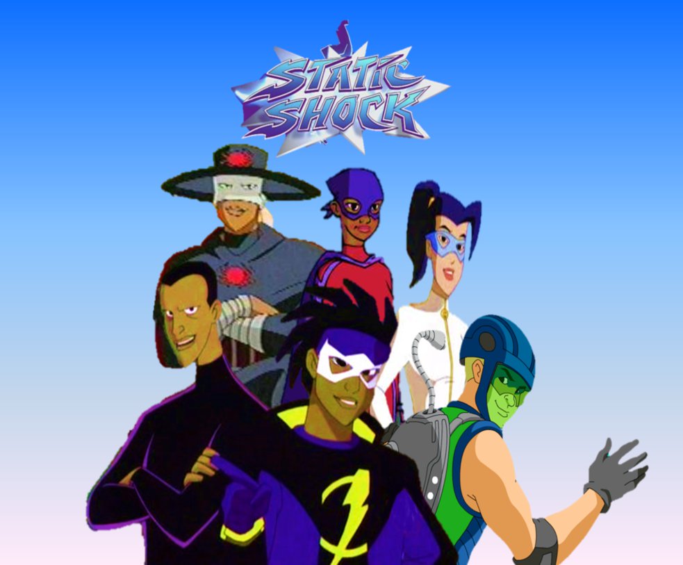 Static Shock And Hero Friends By