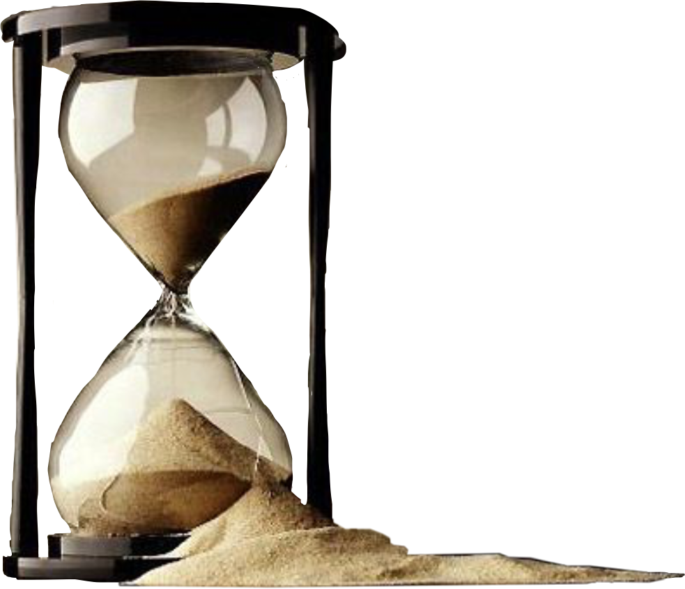 Classic Hourglass Time Passing Wallpaper
