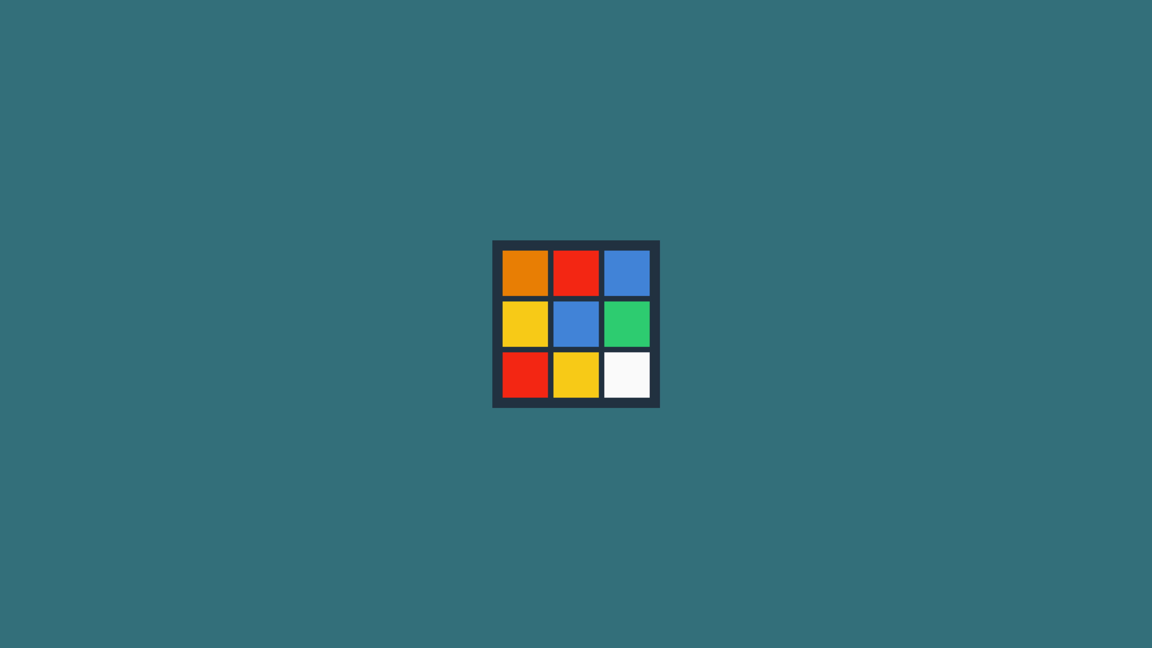 Rubik S Cube Illustration Minimalism