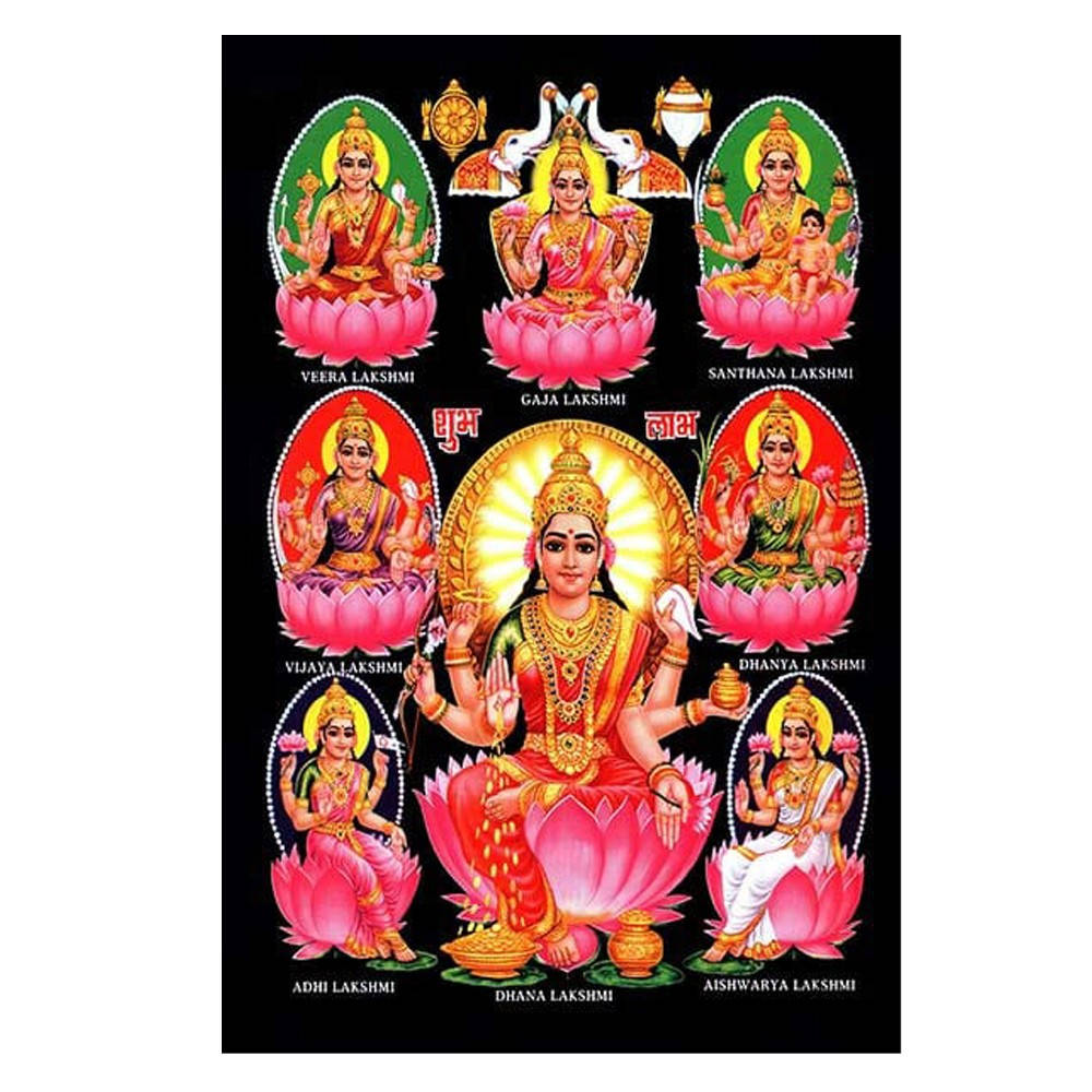 Goddess Lakshmi HD Wallpaper