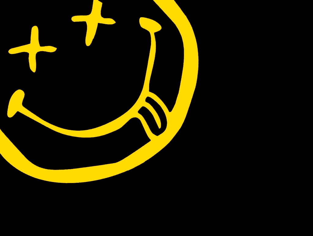 Nirvana Logo Black Wallpaper gambar ke 10