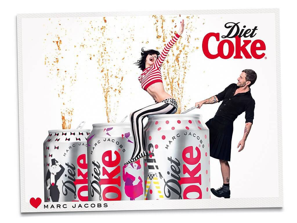 Marc Jacobs e Coca Cola Light limited edition da collezione moda 1024x768