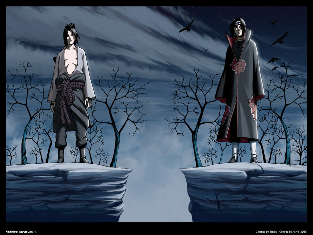 Itachi And Sasuke Wallpaper Vs