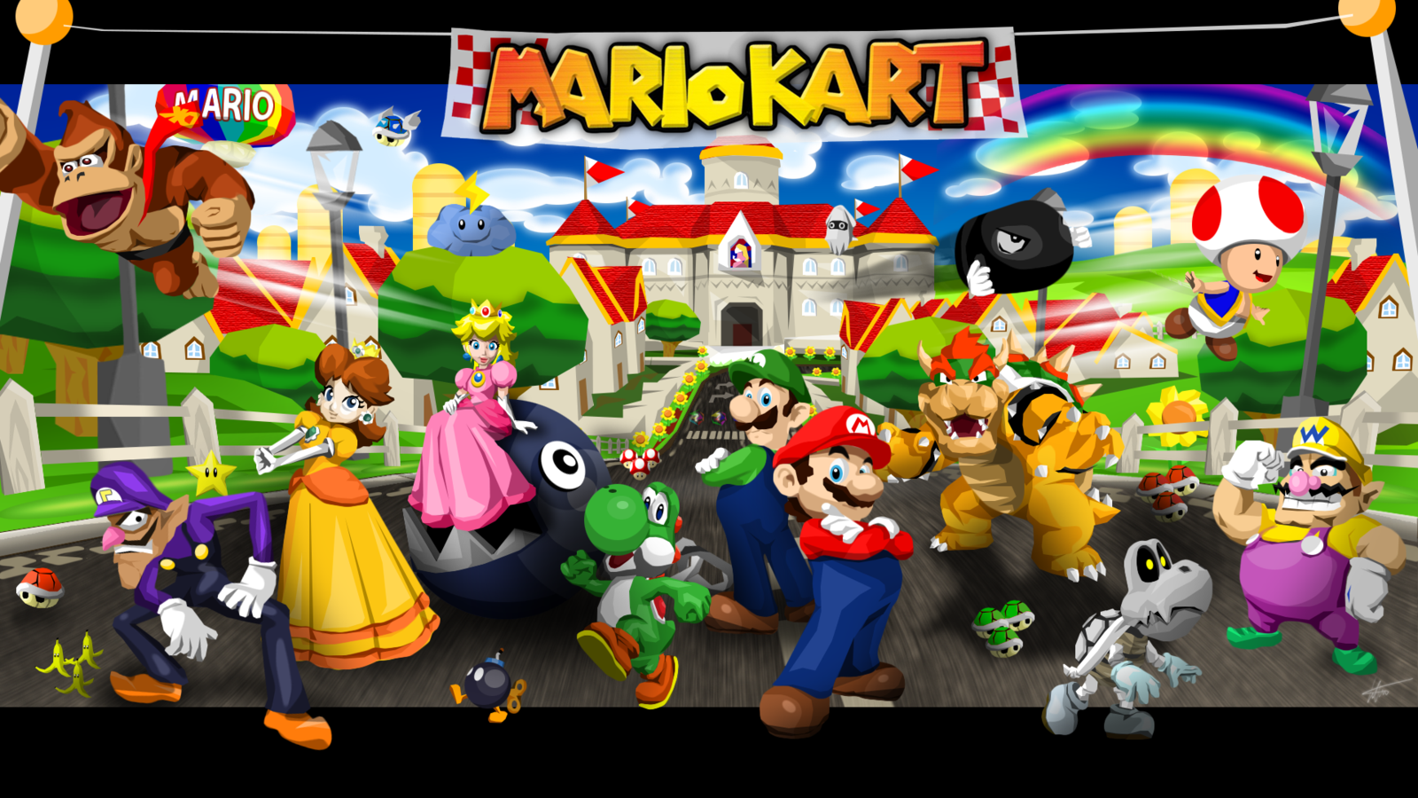 76+ Mario Kart Wallpaper on WallpaperSafari