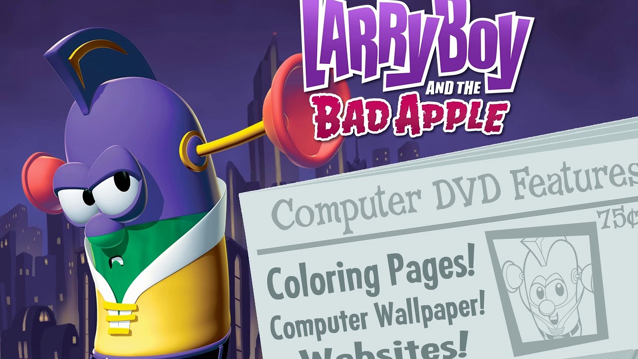 Veggietales Larryboy The Bad Apple Dvd Rom