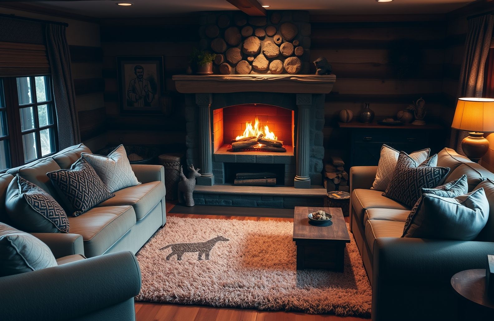 Live Fireplace Wallpaper