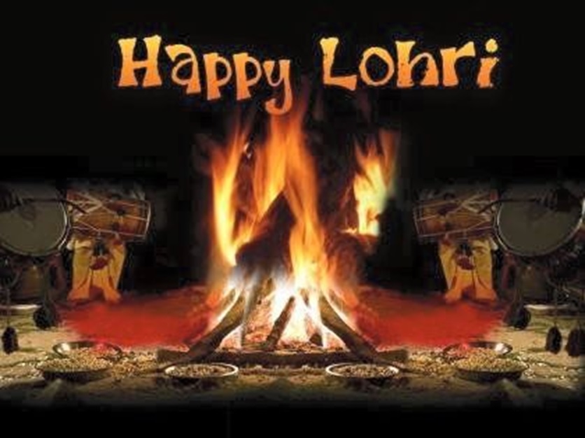 Happy Lohri Wishes HD Wallpaper Background