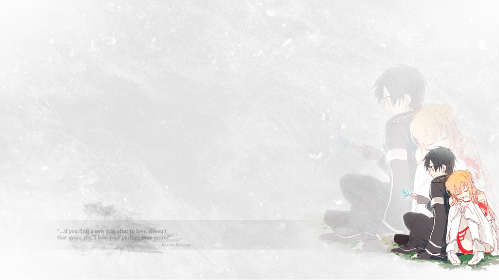 Asuna And Kirito Wallpaper By Thaismilk