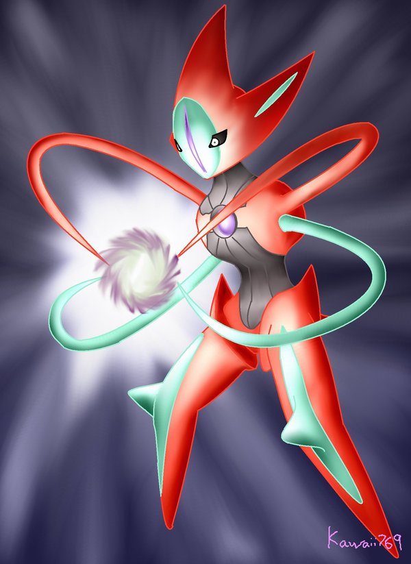 Pokemon Deoxys Attack Form By Kawaii769
