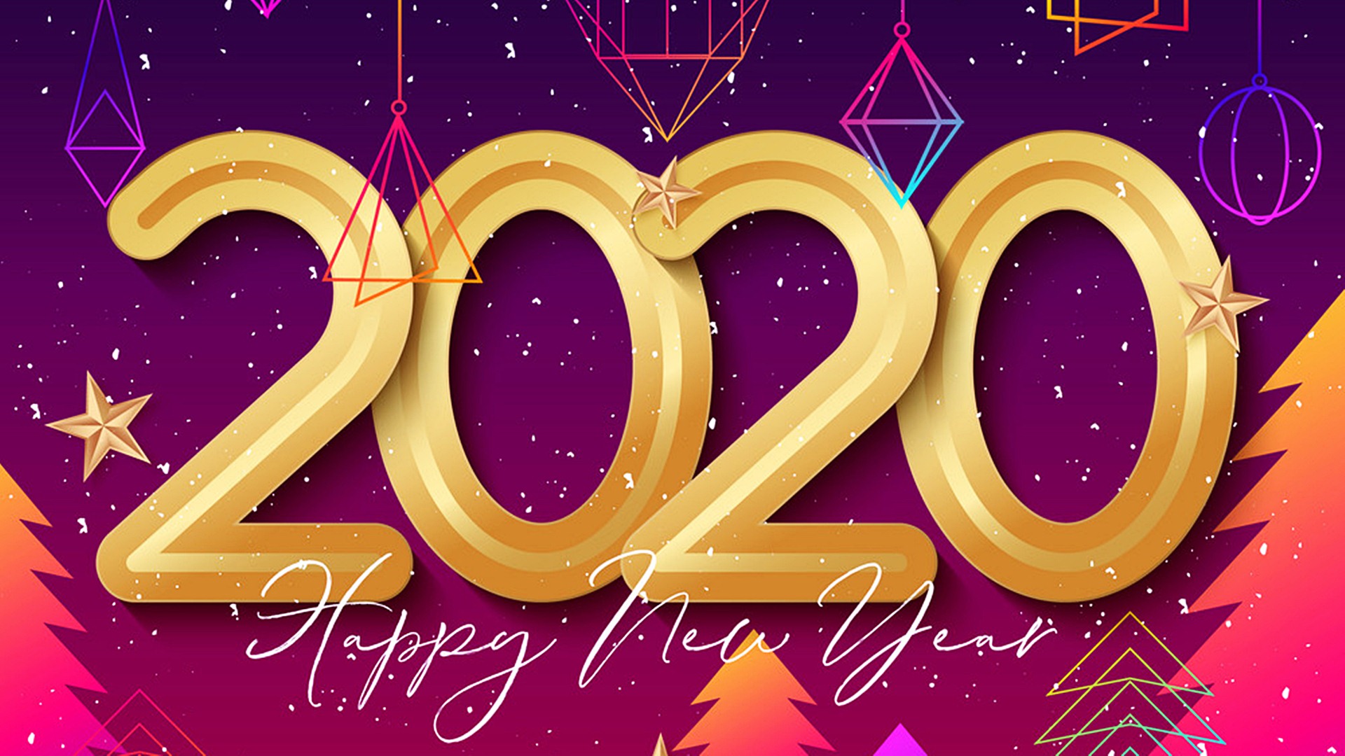 Happy New Year 2020 Best HD Wallpaper 45543   Baltana