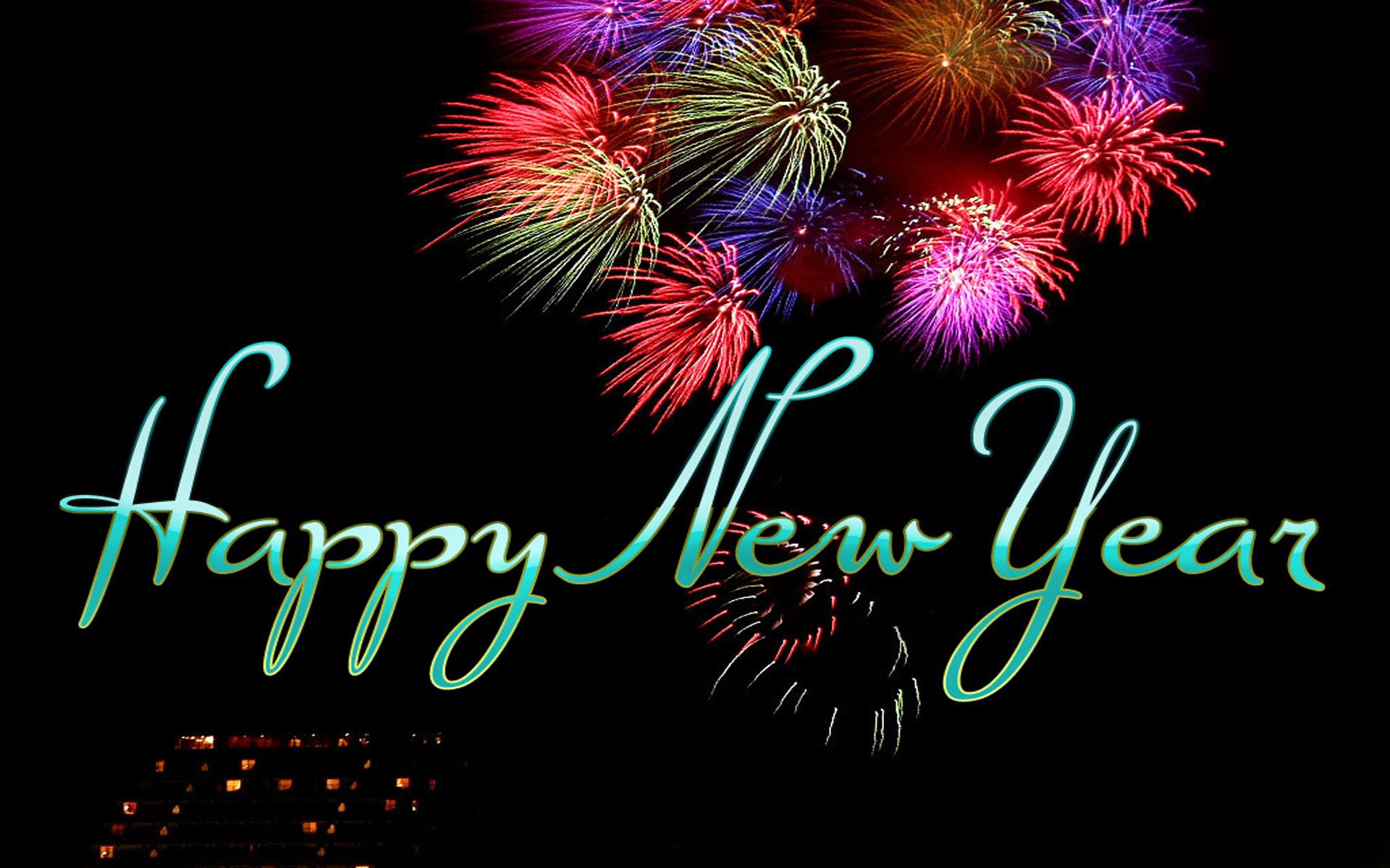 New Year Puter Background With Purple Color Wallpaper