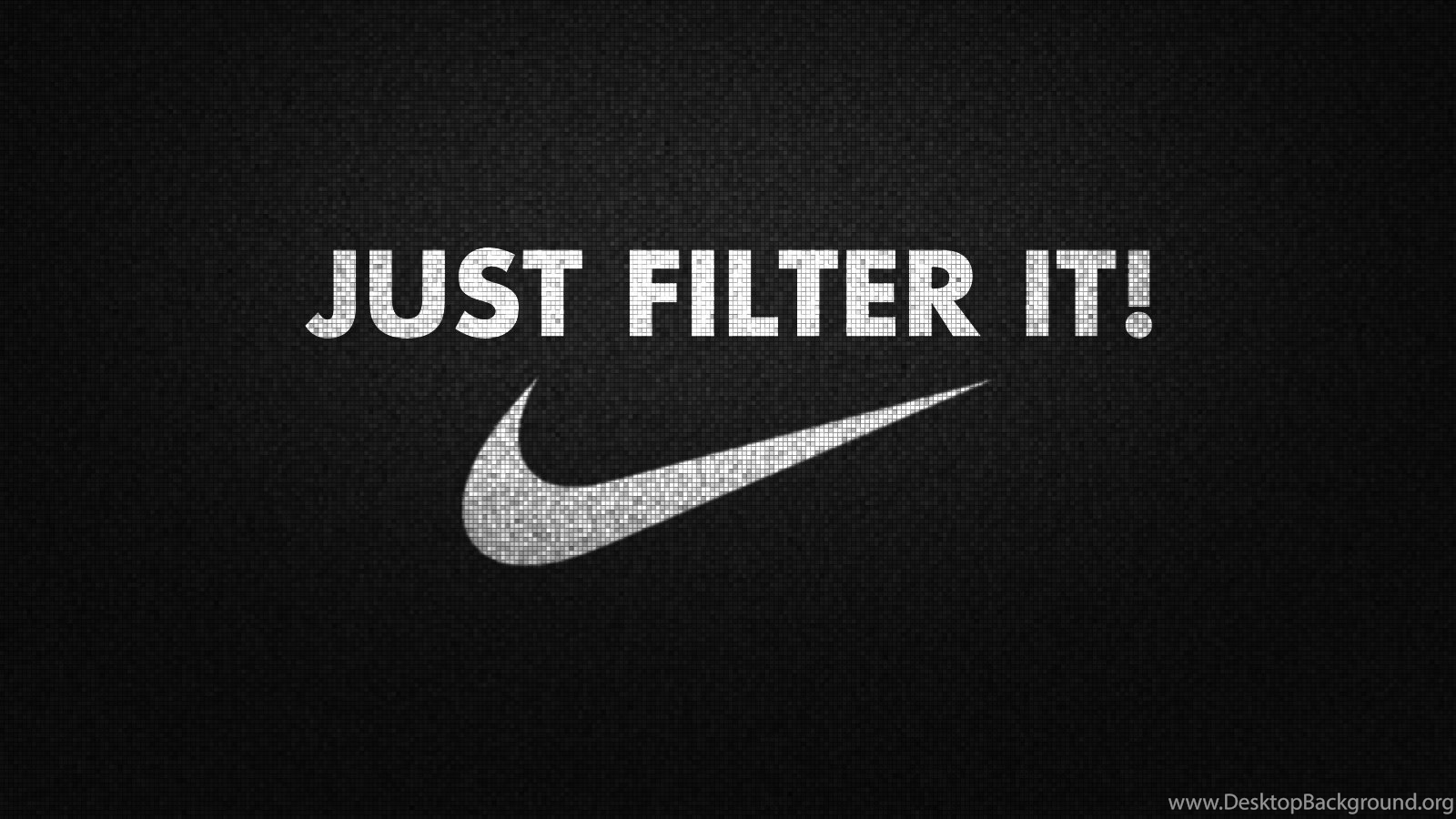 Nike Funny Typography Wallpaper Desktop Background