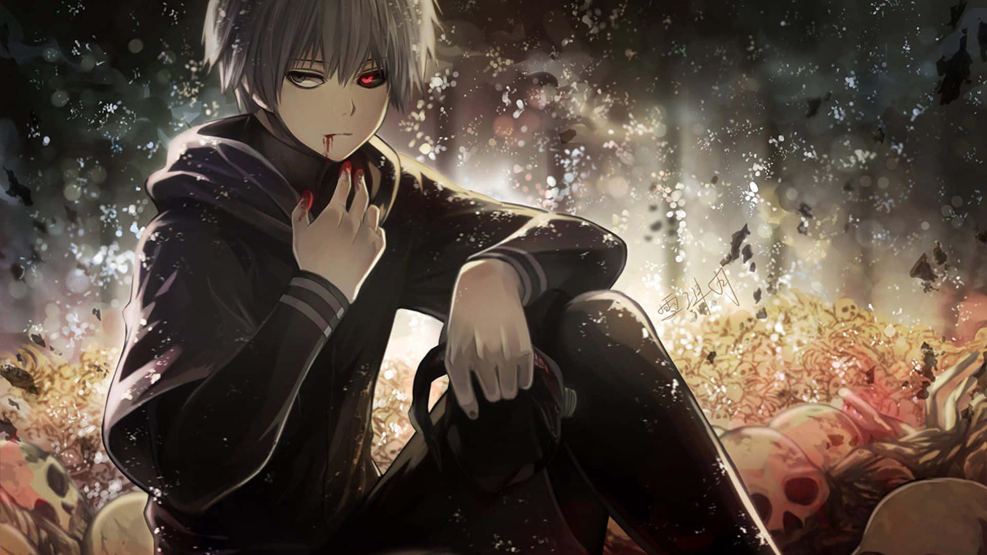Kaneki Sad Aesthetic Fan Artwork Wallpaper
