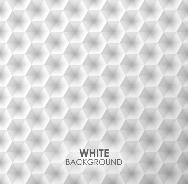 White Hexagon Vector Background Titanui