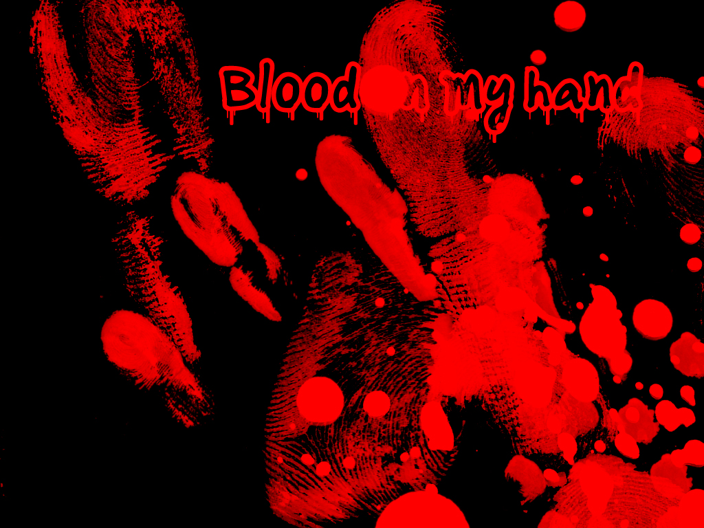 Blood Hand Wallpaper Desktop Background Do It