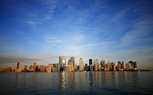Downtown Manhattan New York Skyline Desktop Wallpaper Edition By