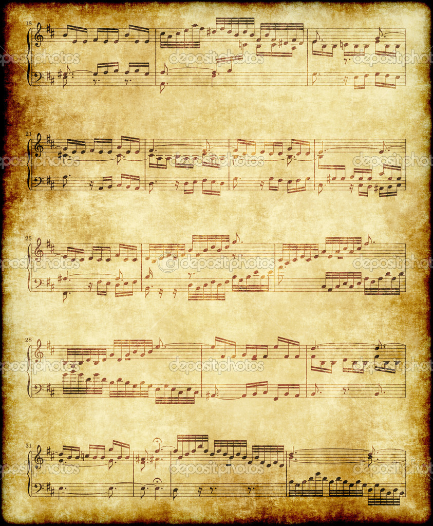 Old Music Notes Musical Note Wallpaper Borders Size Picture