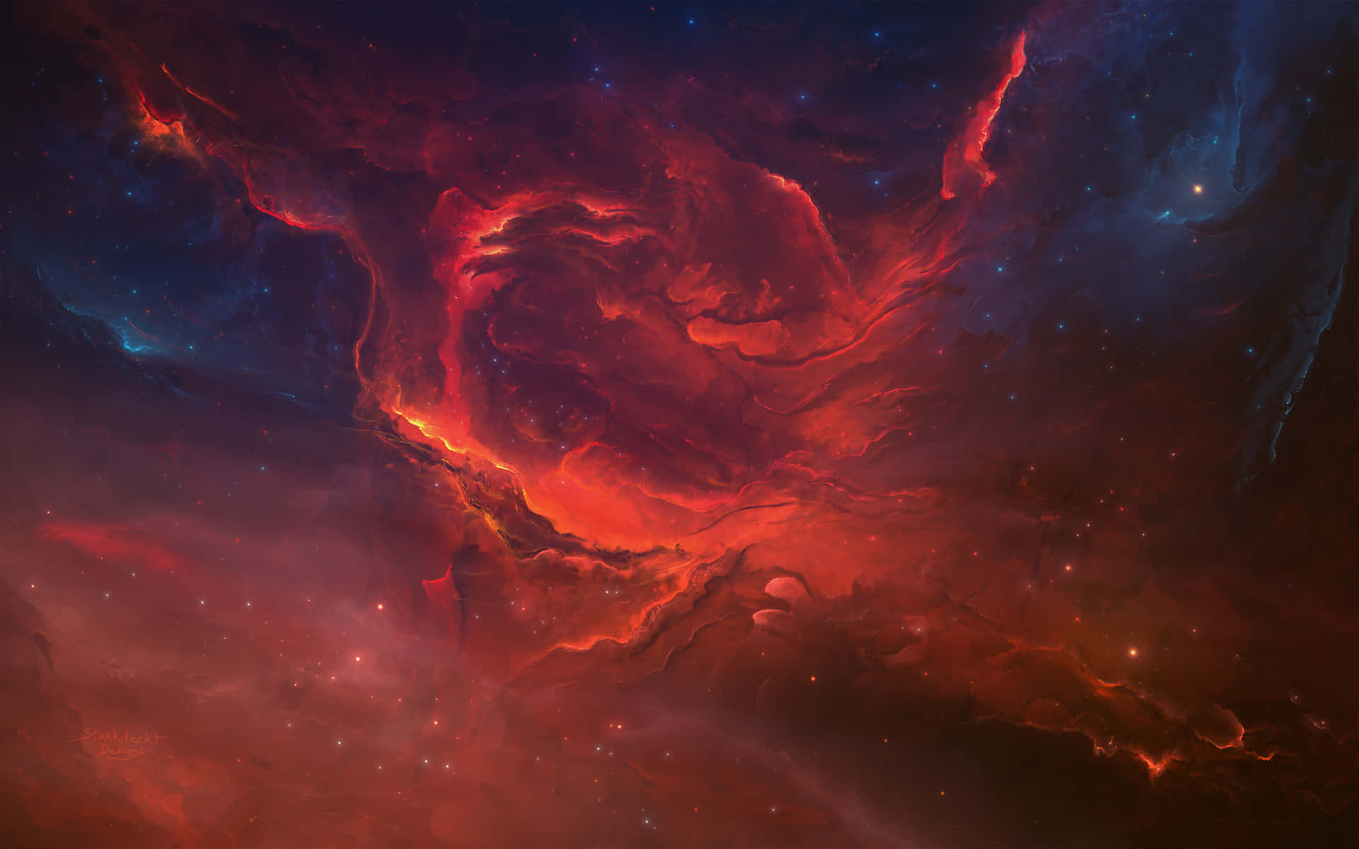 Red And Orange Wallpaper