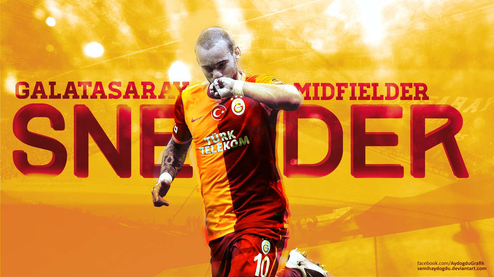 Wesley Sneijder Wallpaper By Semihaydogdu