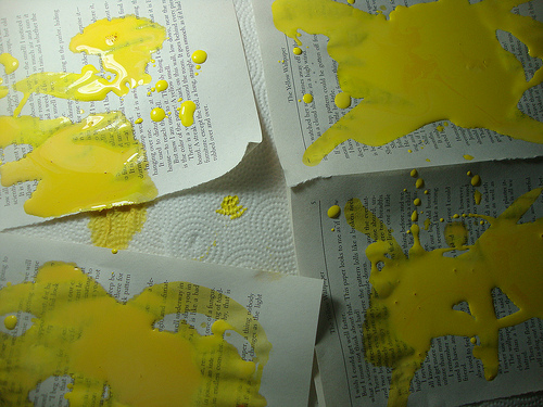 Step One Paper Prep For The Yellow Wallpaper Project