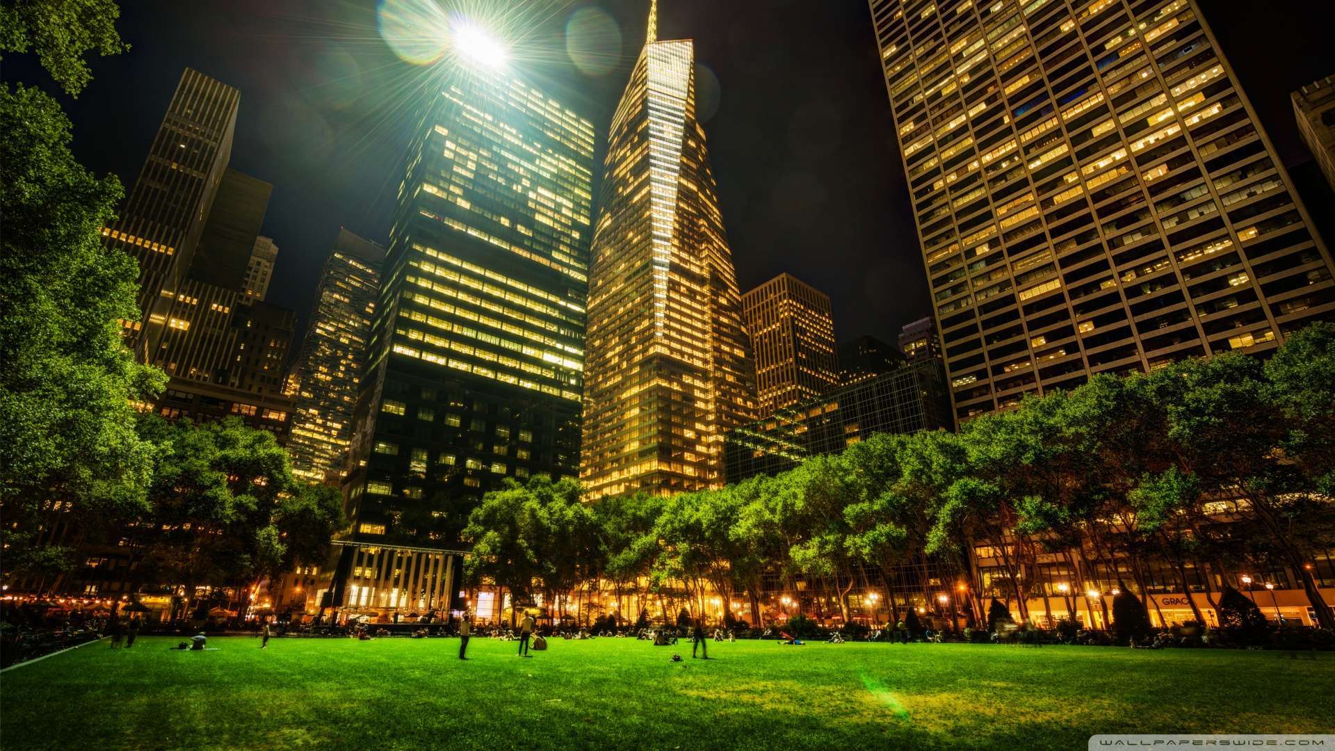 Wallpaper Bryant Park In New York City 1080p HD Upload At