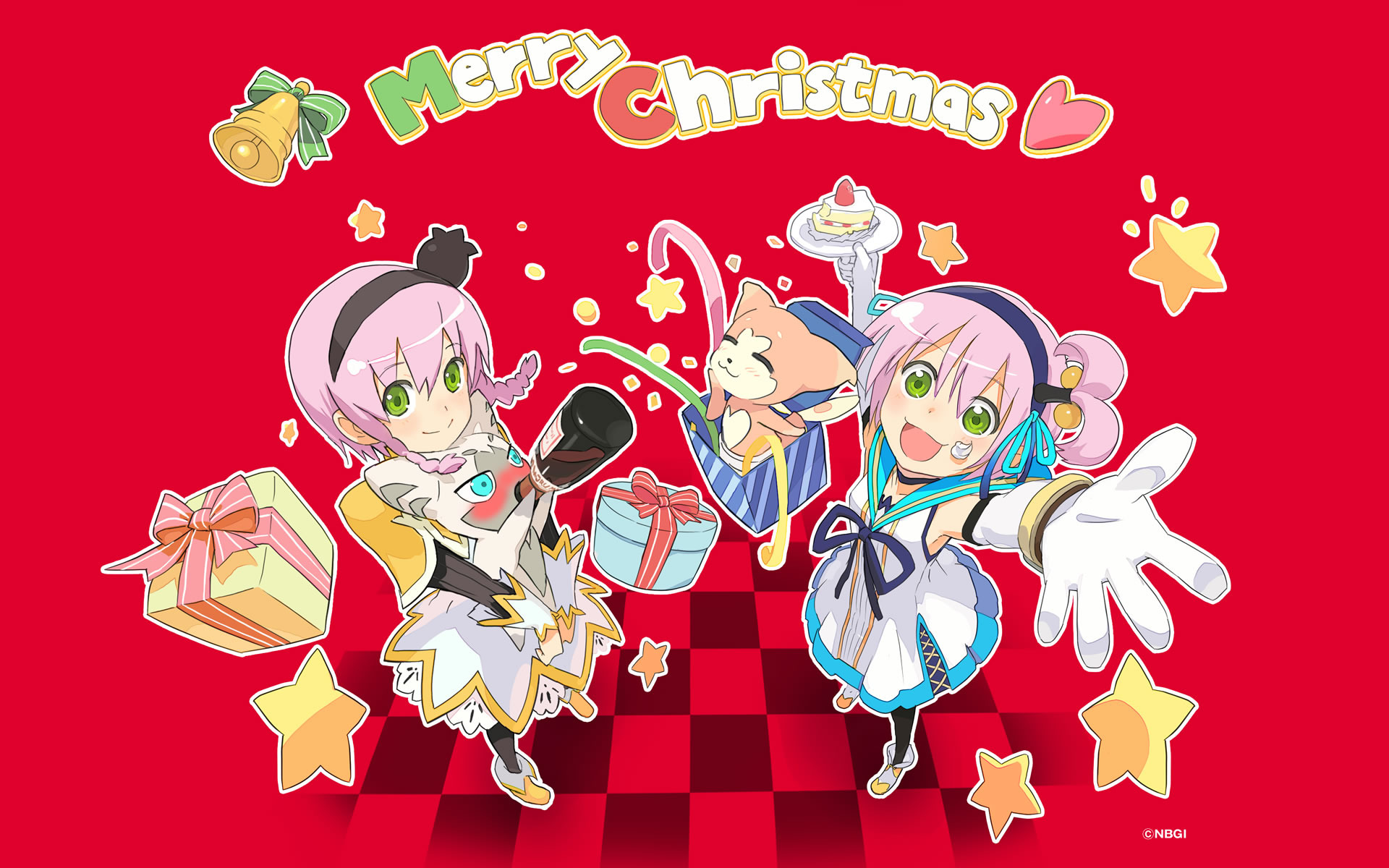 Cute Anime Girl Christmas Wallpaper Hd