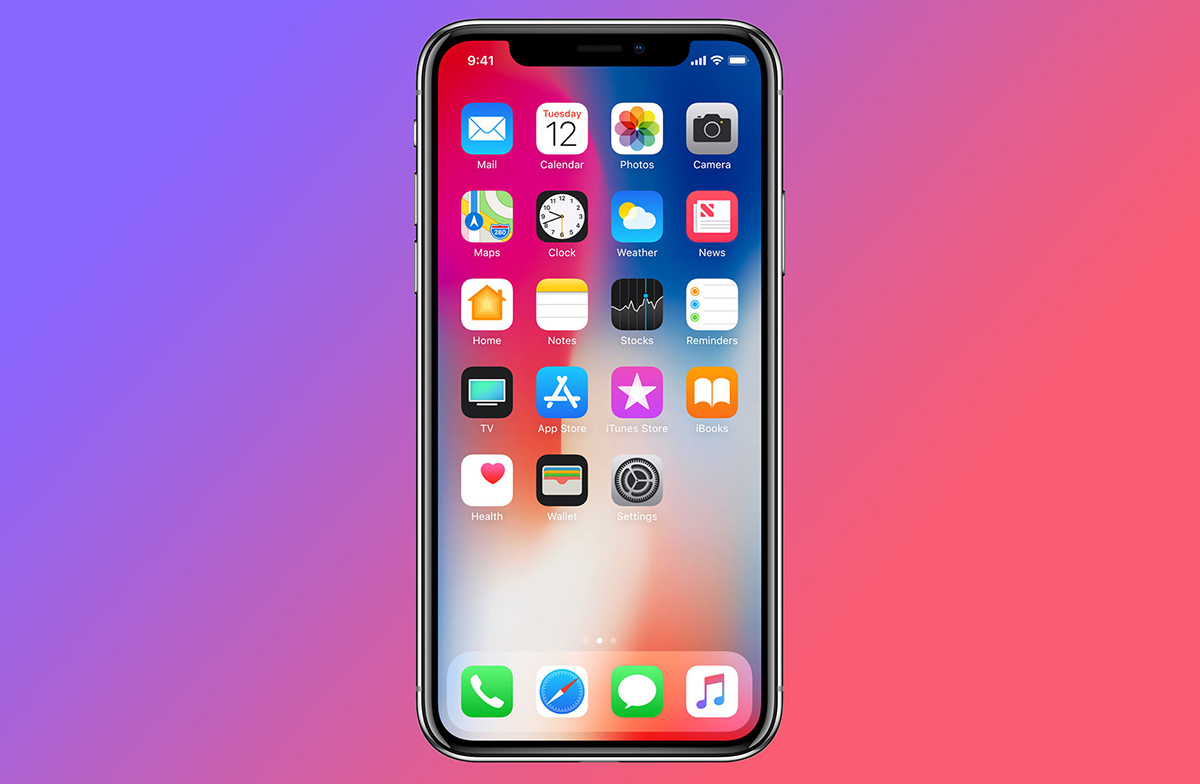 These weird new iPhone X wallpapers do more than just hide the