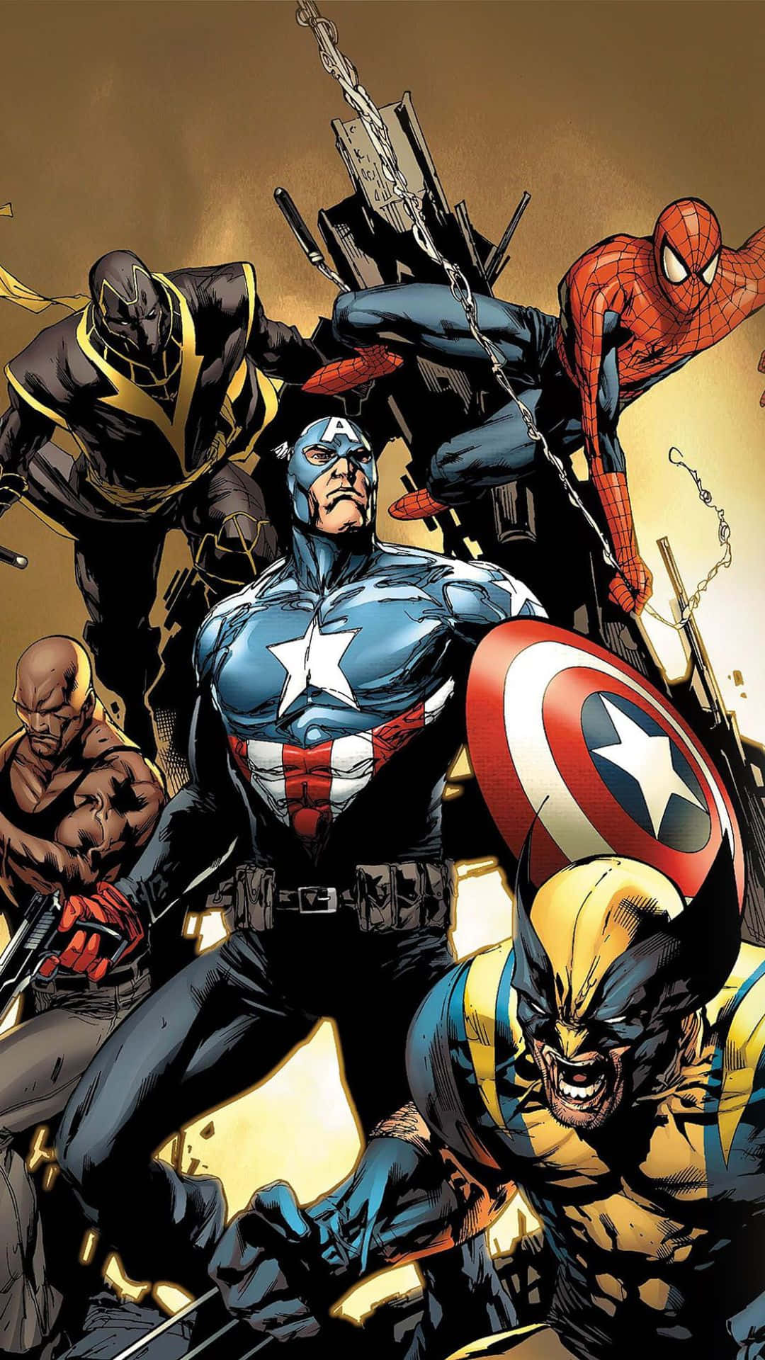 Android Marvel S Avengers Background Wallpaper