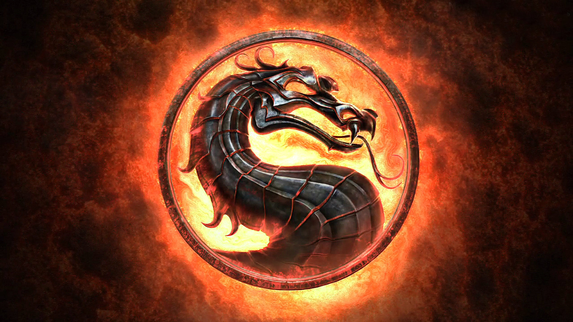 Mortal Kombat Logo Wallpaper Background