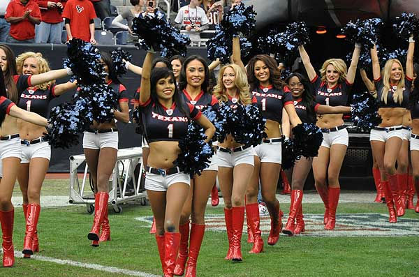 Houston Texans Cheerleaders In January Game Against Tennessee
