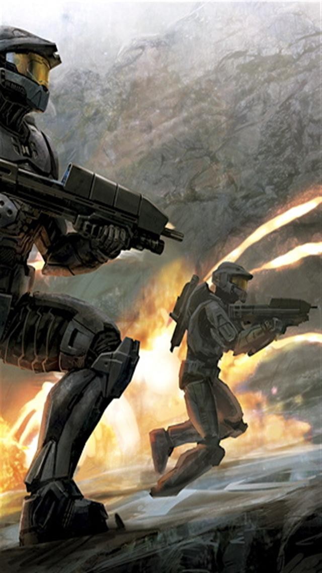 Halo Running Game iPhone Wallpaper S 3g