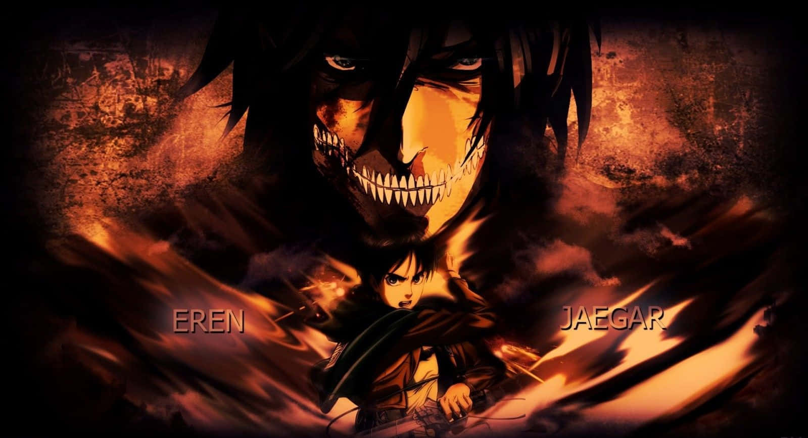 Titan Eren Yeager Versus Armored Wallpaper
