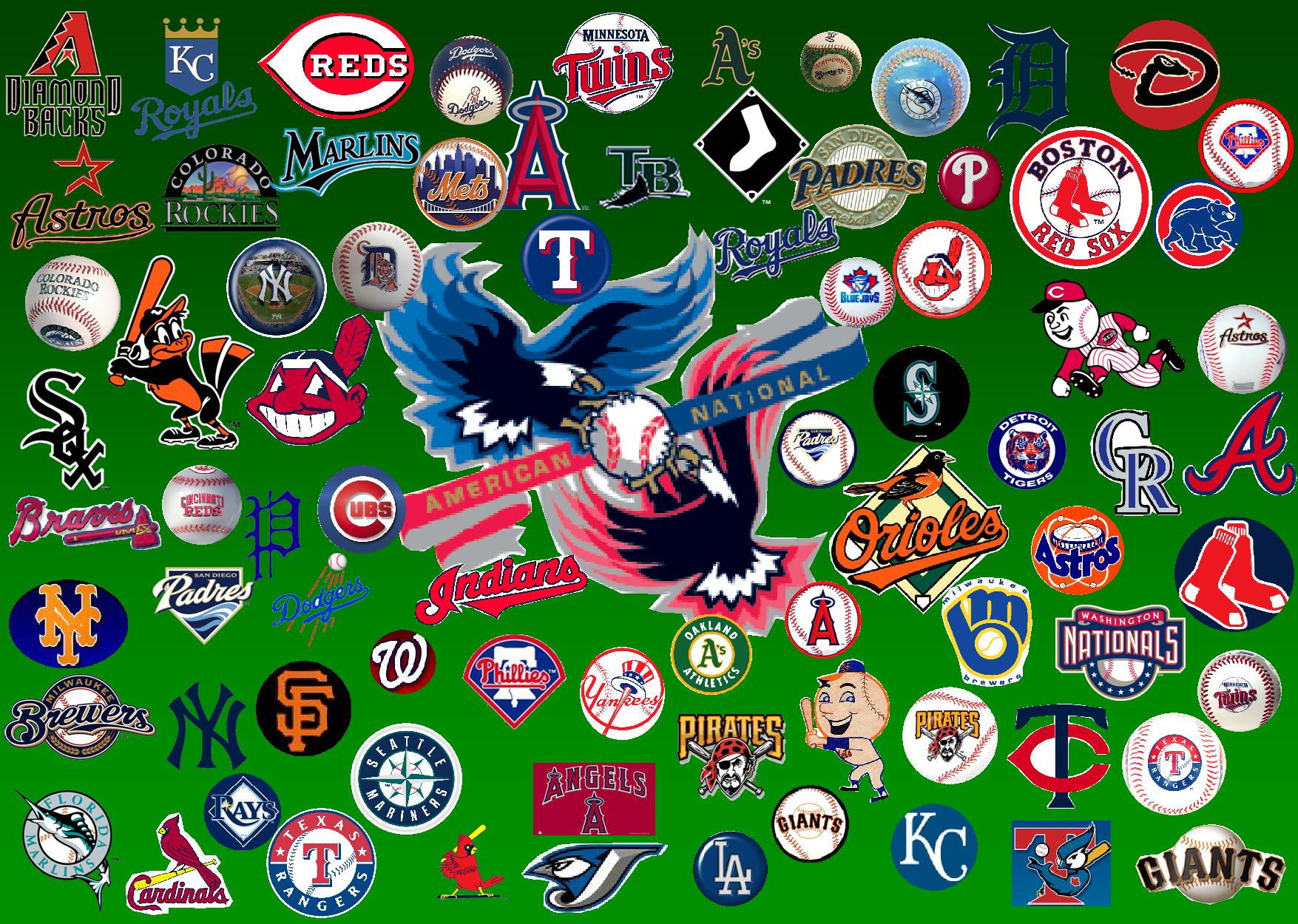 Wallpaper Baseball Desktop Wallpaper All current baseball team logos