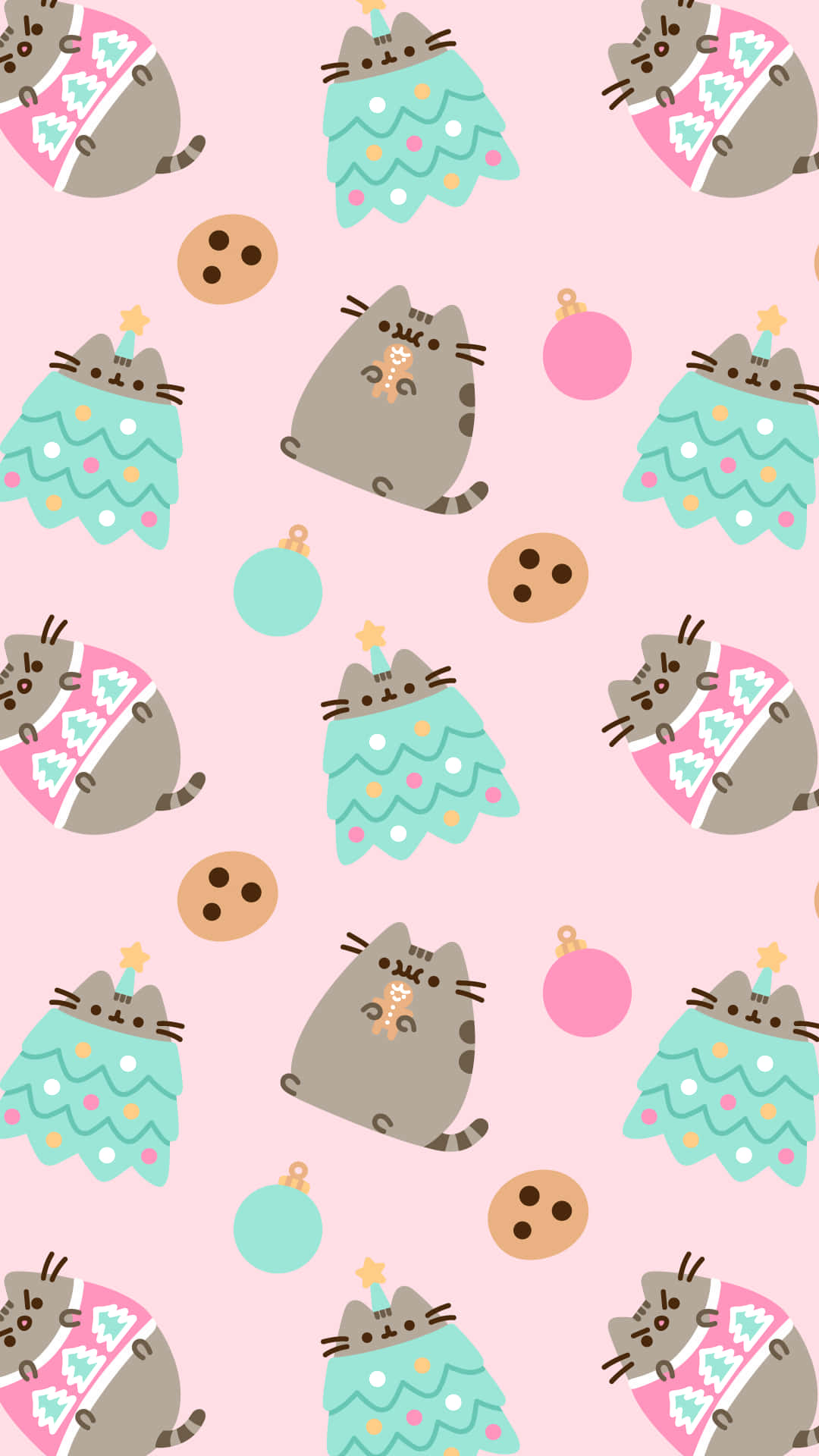 Pink Christmas Wallpaper