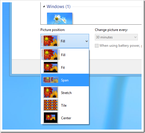 Windows Span Wallpaper Across Multiple Monitors