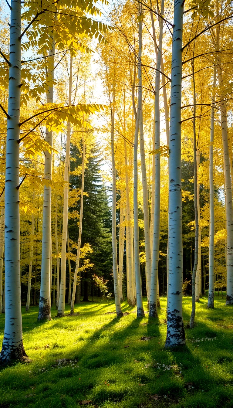 Aspen Forest Wallpaper