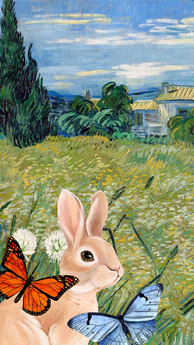 Wallpaper Aesthetic Bunny Image