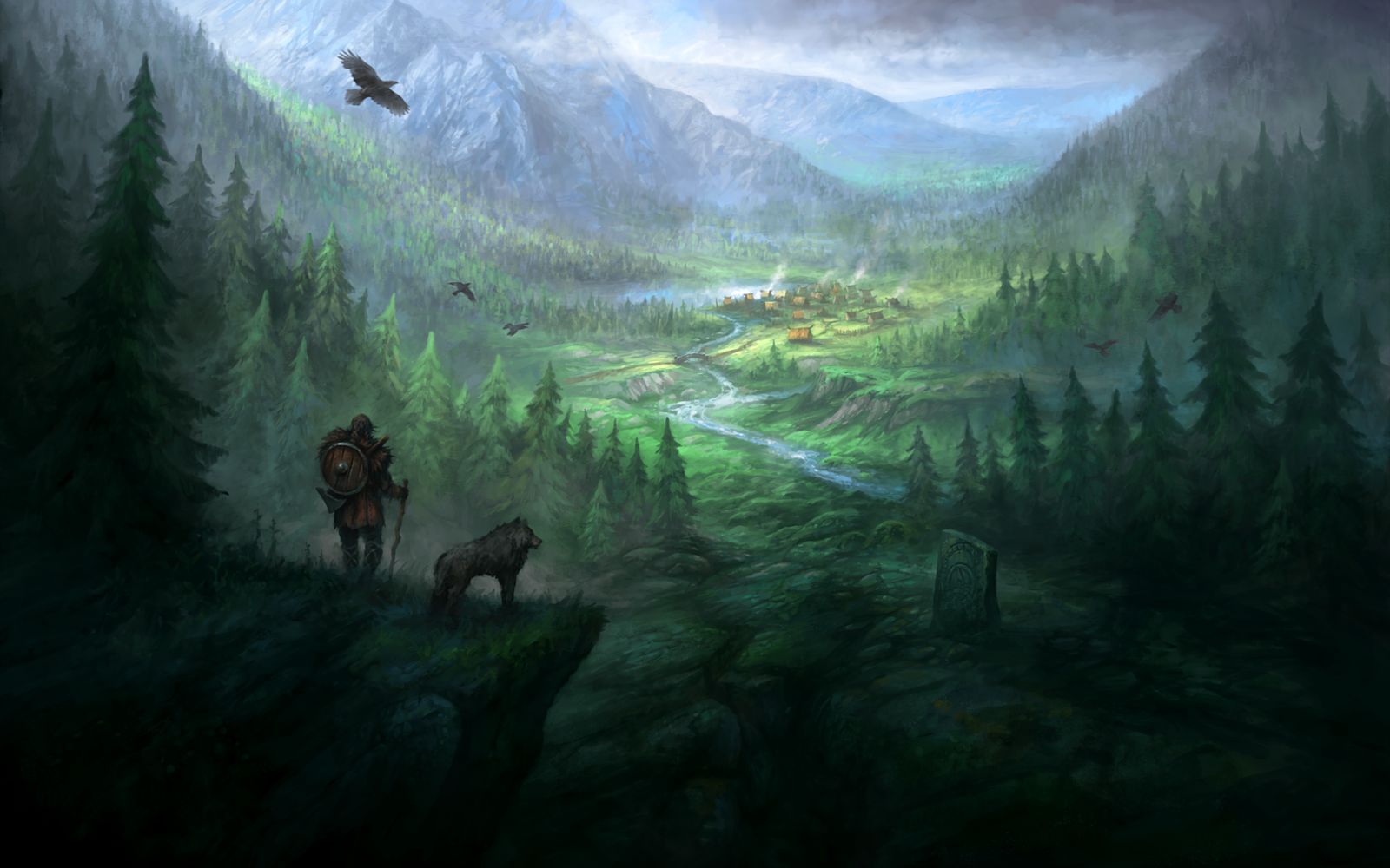 Norse Mythology Wallpaper Pictures Digital Art